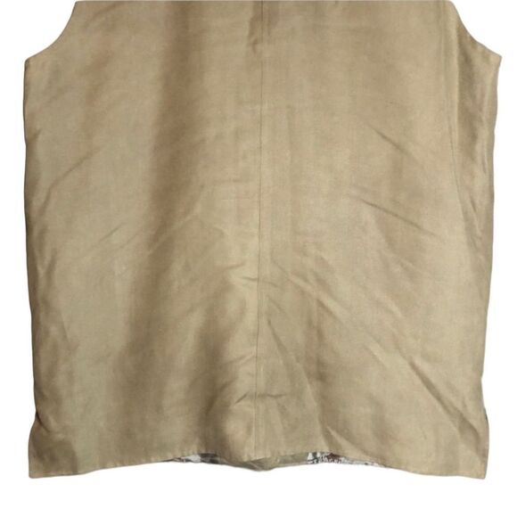 NWT! Orvis 100% silk taupe vest. Size medium - Picture 5 of 9